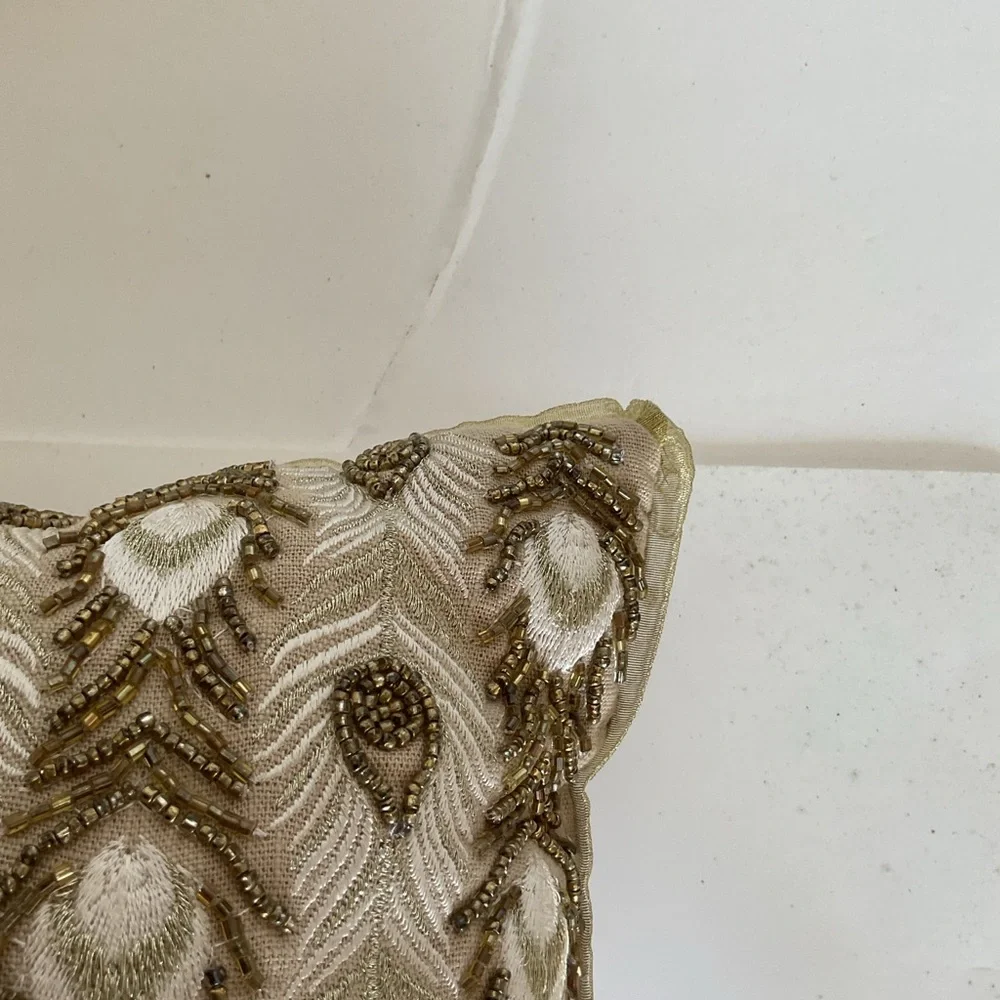 Pier 1 Beaded Pillow